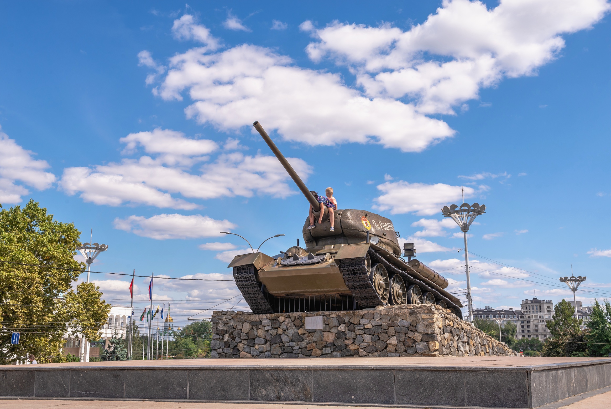 Tankmonument in Tiraspol