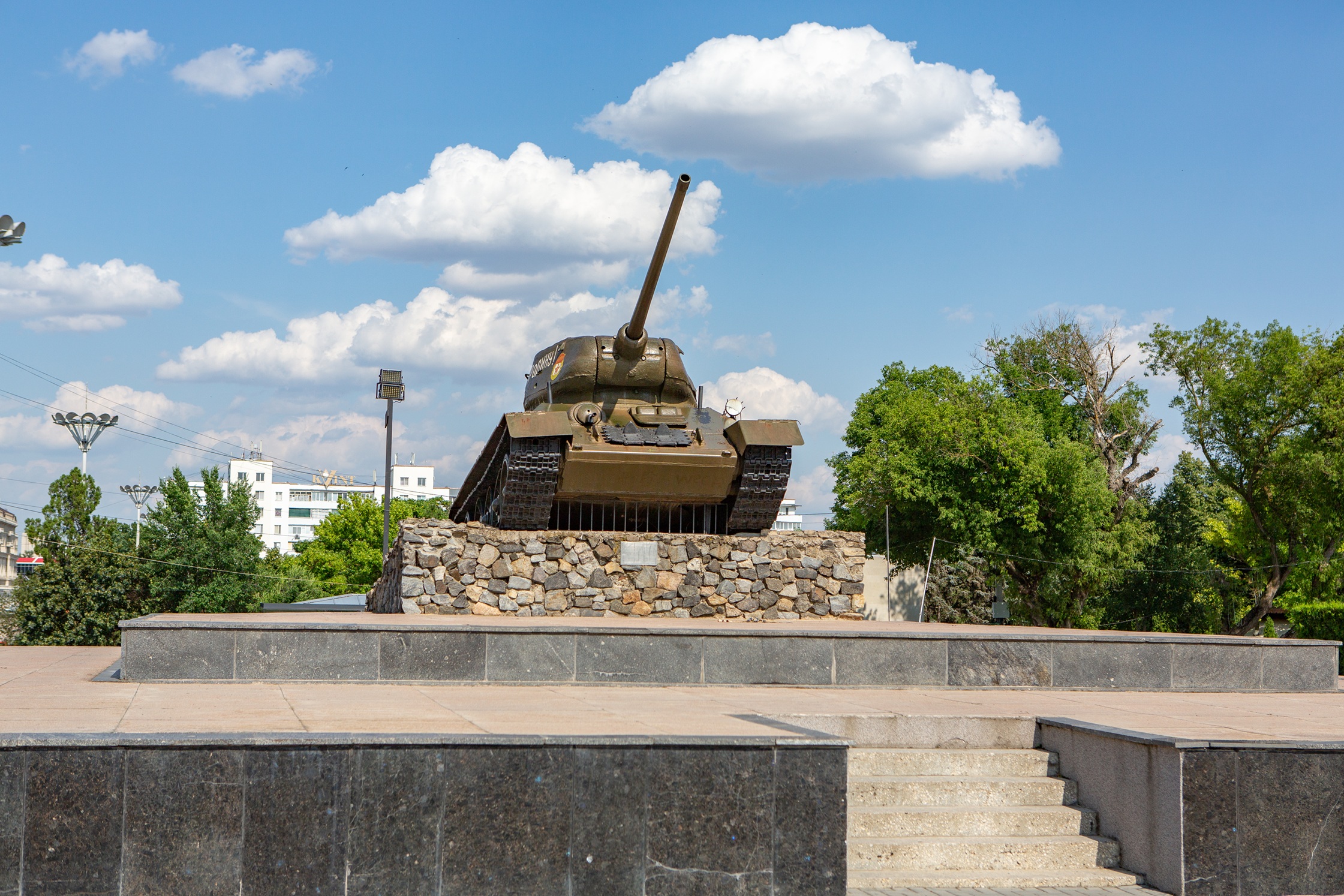 Tankmonument in Tiraspol
